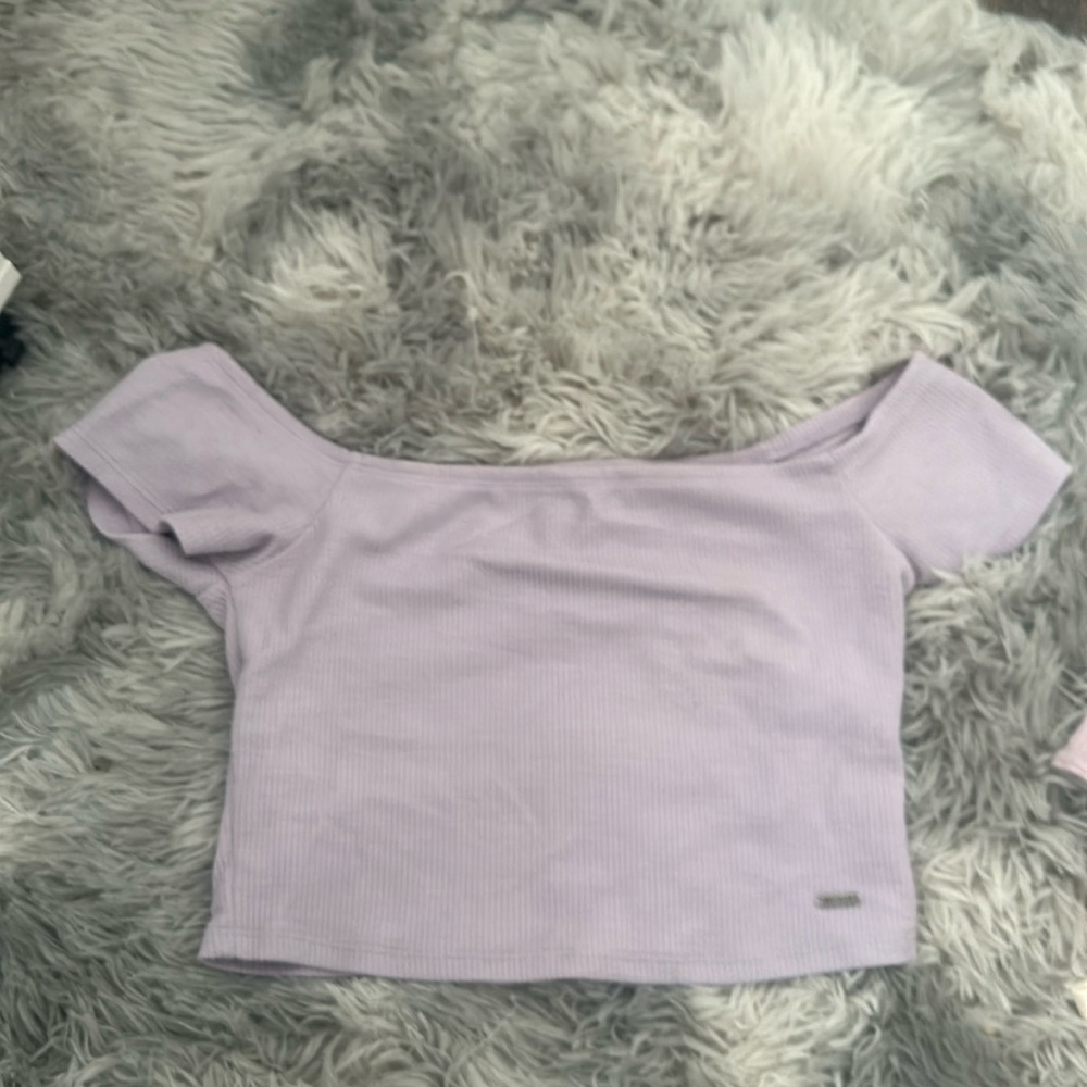 Hollister off the shoulder shirt